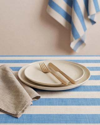 Mantel Cool Breeze Linen Stripes