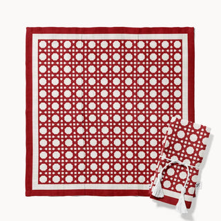 Servilletas Dark Red Rattan