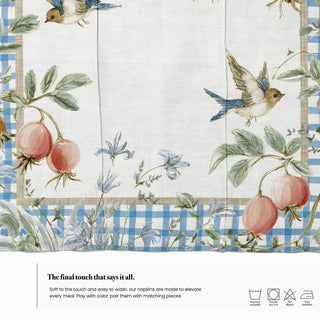 Servilletas Blue Orchard Garden