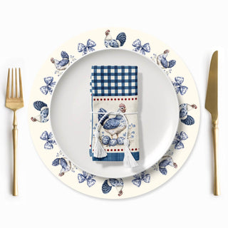 Servilletas Blue Farmhouse Toile
