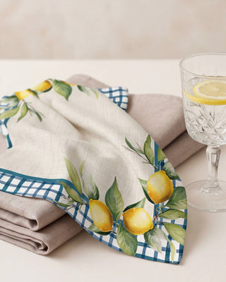 Servilleta Blue Lemon Crown