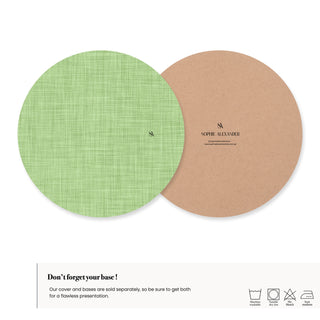 Funda de Bajaplato Minted Linen