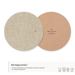 Funda de Bajaplato Soft Sand Linen