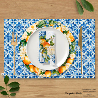 Ariancia di Maiolica Reversible Placemat / Set 2