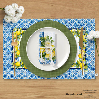Lemon di Maiolica Reversible Placemat / Set 2