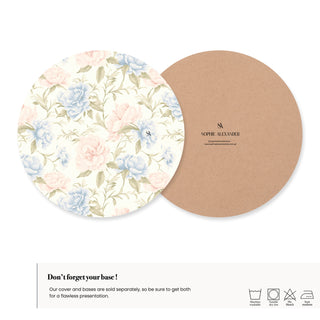 Funda de Bajaplato Morning Bloom Roses