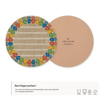 Funda de Bajaplato Tecolote Wheat Linen