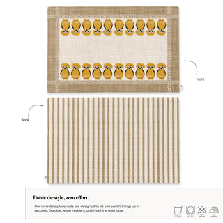 Individual Tecolote Vanilla Linen / Set 2