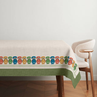 Mantel Tecolote Earth Moss Linen