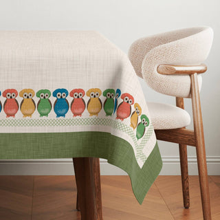 Mantel Tecolote Earth Moss Linen