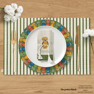 Individual Tecolote Earth Moss Linen / Set 2