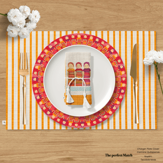 Individual Quitapenas Gold Sienna Linen / Set 2