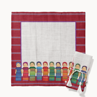 Servilleta Red Worry Doll
