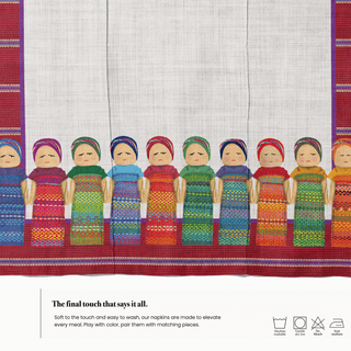 Servilleta Red Worry Doll