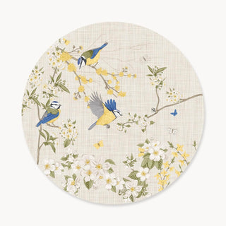 Funda de Bajaplato Golden Bloom Bird