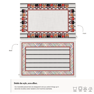 Individual Máscara de Mono Blanca / Set 2