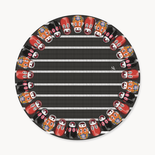 Funda de Bajaplato Mascara de Mono Negra