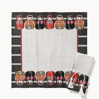 Servilleta Máscara de Mono Negra