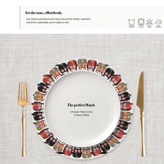 Mantel Máscara de Mono Negro