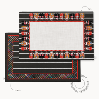 Individual Máscara de Mono Negro / Set 2