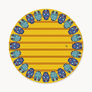 Funda de Bajaplato Mascara de Tigre