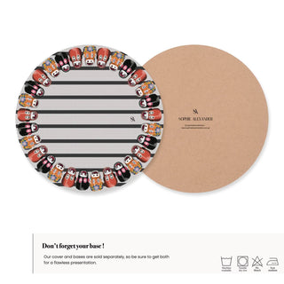 Funda de Bajaplato White Monkey Mask