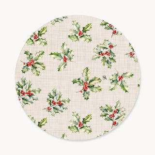 Funda de Bajaplato Holly Jolly Linen