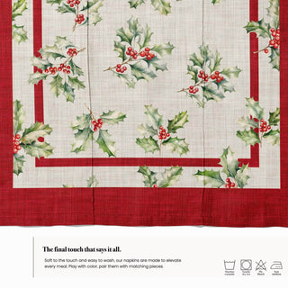 Servilleta Holly Jolly