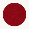 Dark Red Linen