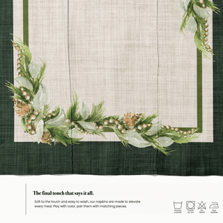 Servilleta Evergreen Garland Grace