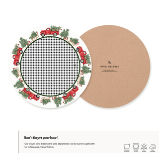 Funda de Bajaplato Country Christmas