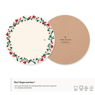 Funda de Bajaplato Peppermint Joy