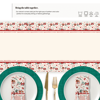 Camino de Mesa Peppermint Joy