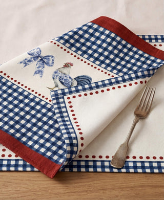 Individual Blue Farmhouse Toile / Set 2