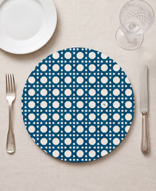 Funda de Bajaplato Admiral Blue Rattan