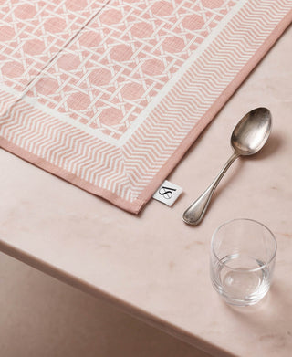 Servilleta Rose Cloud White Rattan