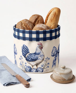 Panera Blue Farmhouse Toile