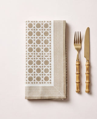 Servilleta Wheat White Rattan