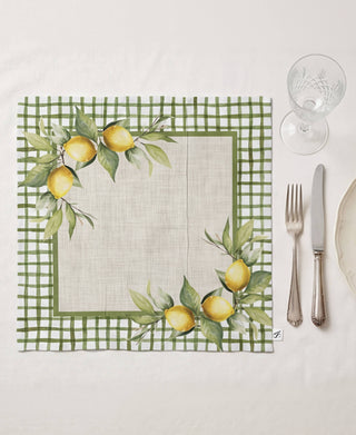 Servilleta Green Lemon Crown
