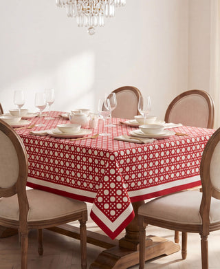 Mantel Dark Red Rattan