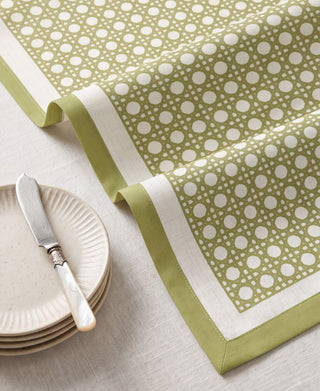 Camino de Mesa Olive Mist Rattan