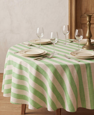 Mantel Minted Stripes