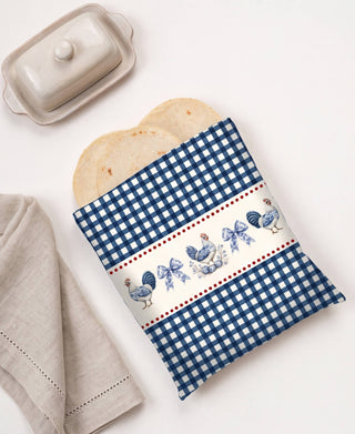 Tortillero Blue Farmhouse Toile