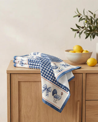 Servilletas Blue Farmhouse Toile