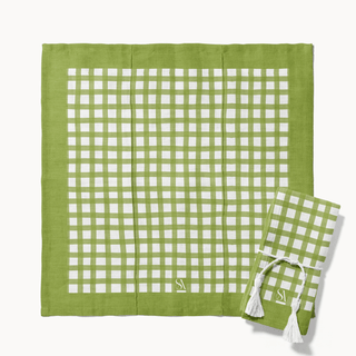 Servilleta Olive Checkers