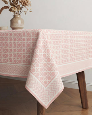 Mantel Rose Cloud White Rattan