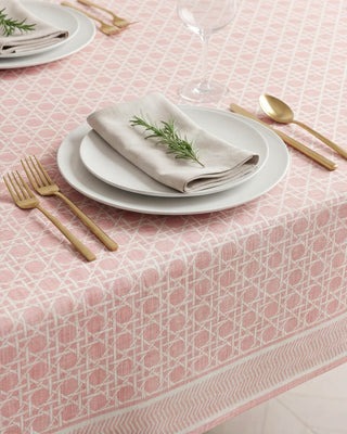 Mantel Rose Cloud White Rattan