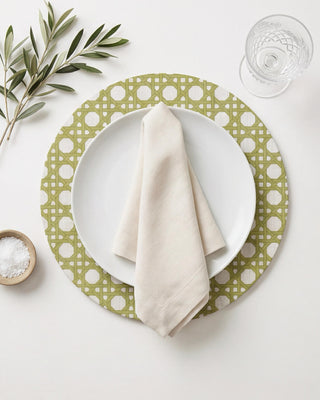 Funda de Bajaplato Olive Mist Rattan