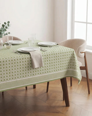 Mantel Olive Mist White Rattan