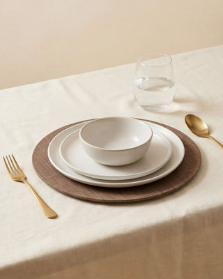 Funda de Bajaplato Rustic Moca Linen